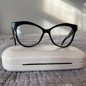 Marc Jacobs Black Cat-Eye Glasses